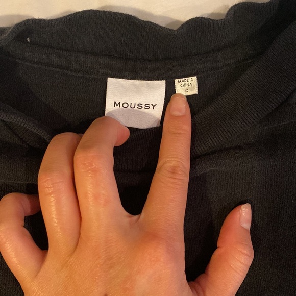 MOUSSY Vintage cropped graphic t shirt - Picture 3 of 4